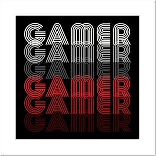 Cool Retro GAMER for Gaming Enthusiasts Posters and Art